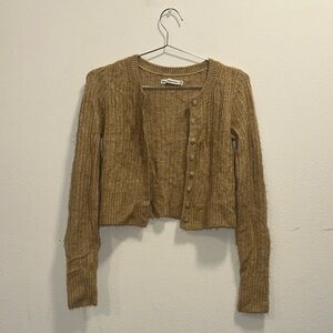 Abercrombie and Fitch Tan Cardigan